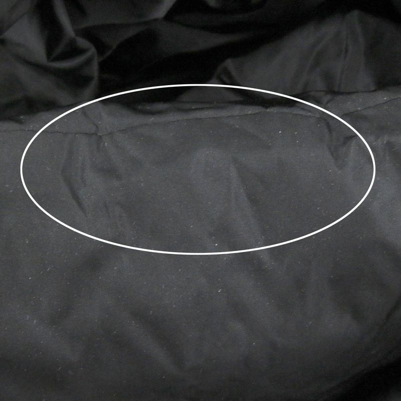 Gucci 603569 GG Logo Sideline Hooded Bench Coat Black 50 Genuine