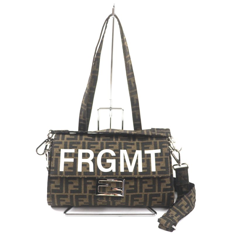 Fendi×fragment Fendi×fragment 8bh418 Zucca Baguette Fall Double 3WAY Tote