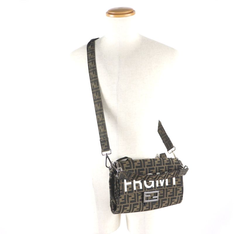 Fendi×fragment Fendi×fragment 8bh418 Zucca Baguette Fall Double 3WAY Tote