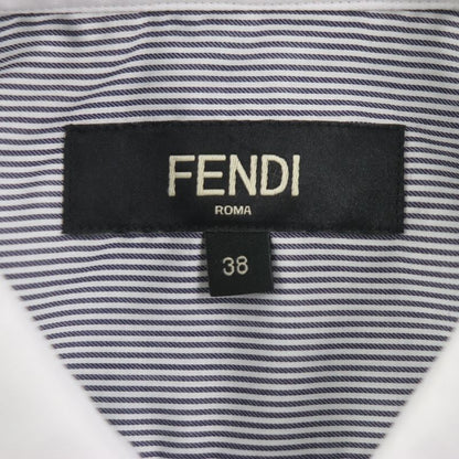  Fendi 2021 Fs1003 100% Cotton FF Logo Embroidery Long Sleeve Long Sleeve