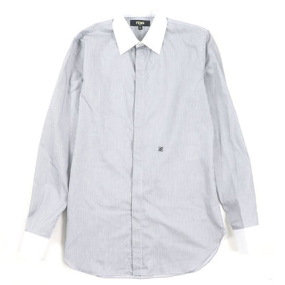  Fendi 2021 Fs1003 100% Cotton FF Logo Embroidery Long Sleeve Long Sleeve