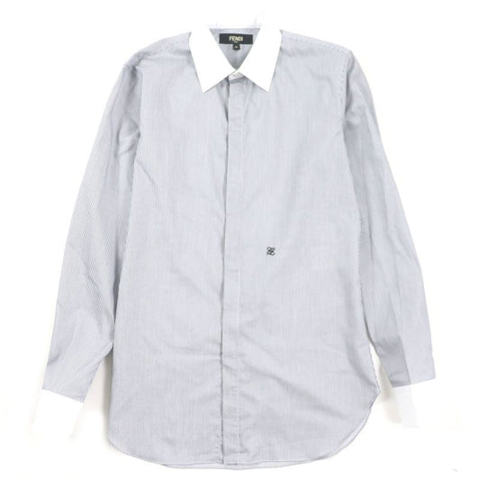  Fendi 2021 Fs1003 100% Cotton FF Logo Embroidery Long Sleeve Long Sleeve