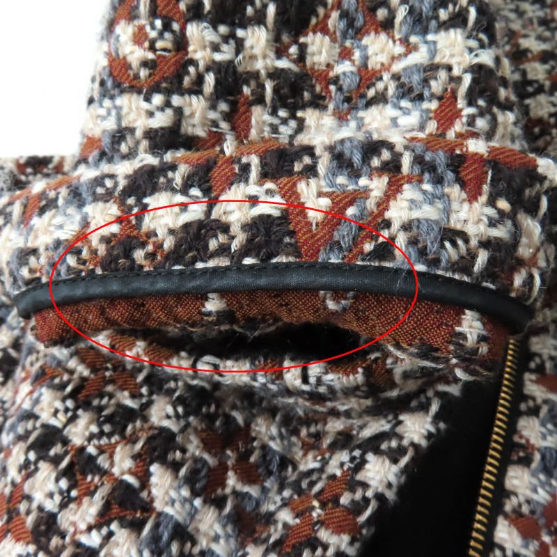 Louis Vuitton 22AW Mohair Blend With Logo Buttons Monogram Short Sleeves Tweed