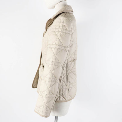 Christian DIOR 157v38a2827 BEE Embroidered Cannage Quilted Jacket Light Beige