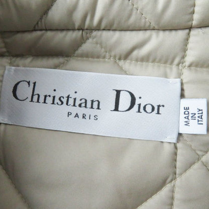 Christian DIOR 157v38a2827 BEE Embroidered Cannage Quilted Jacket Light Beige