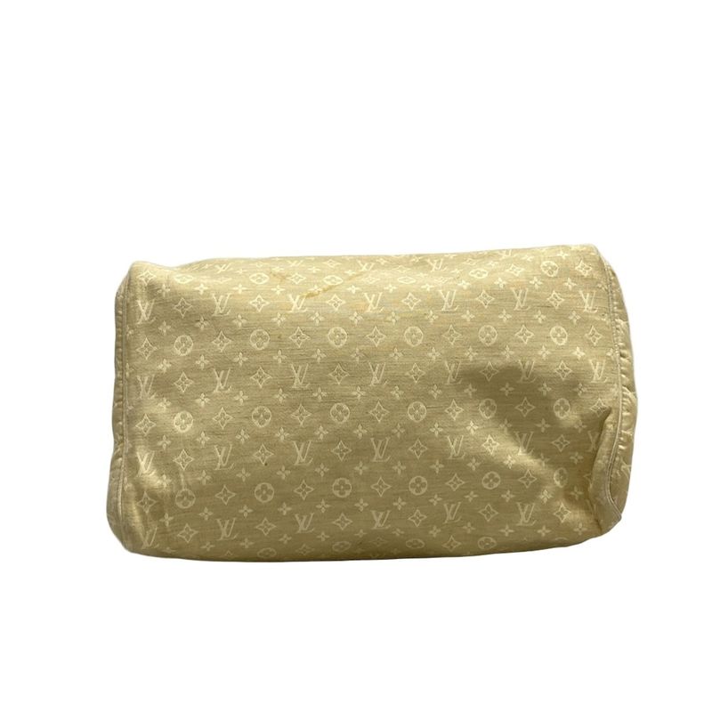 Louis Vuitton Handbag Monogram Mini Lin Speedy 30 M95319 Dune Cotton Linen