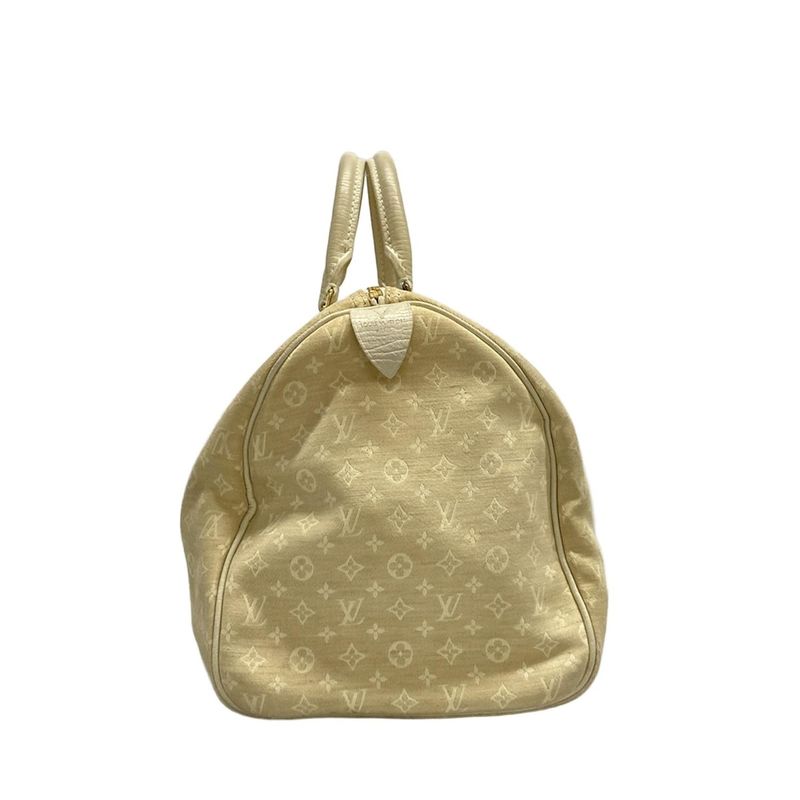 Louis Vuitton Handbag Monogram Mini Lin Speedy 30 M95319 Dune Cotton Linen