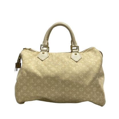 Louis Vuitton Handbag Monogram Mini Lin Speedy 30 M95319 Dune Cotton Linen