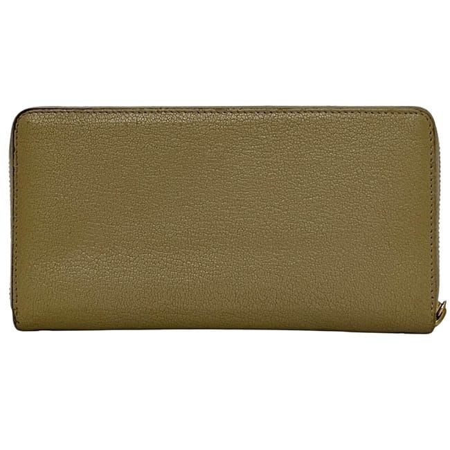 Balenciaga Round Zipper Long Wallet Beige Classic 390187