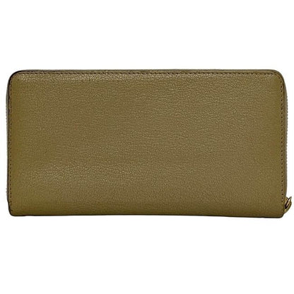 Balenciaga Round Zipper Long Wallet Beige Classic 390187