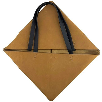 Loewe Tote Bag Folded Tote XL Brown Puzzle