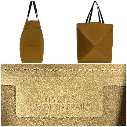 Loewe Tote Bag Folded Tote XL Brown Puzzle