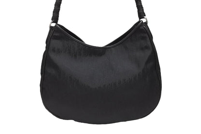 Dior Trotter Shoulder Bag Canvas Black Silver — view 3
