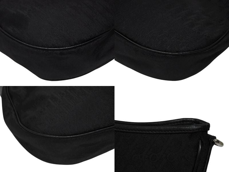 Dior Trotter Shoulder Bag Canvas Black Silver — view 7
