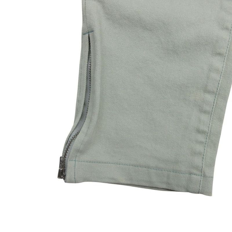 Balenciaga Side Zip Color Skinny Denim Pants Jeans Zip Fly Stretch 38 Pale