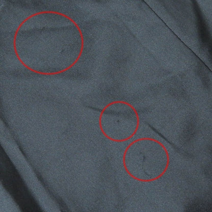 Gucci 455739) 100% Wool Logo Button Single Chester Coat Long Length Black 36