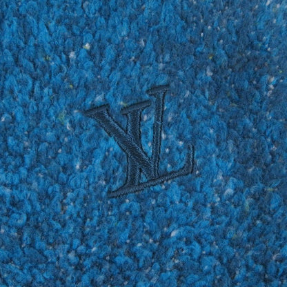 Louis Vuitton 22AW LV Gradient Logo Embroidery Zip-up Fleece Vest Gilet Blue