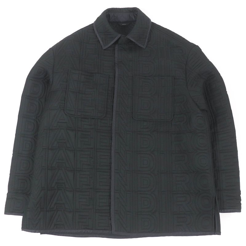 Fendi×marc Jacobs Fendi×marc Jacobs 2022 Fw0288 Logo Allover Quilted Jacket