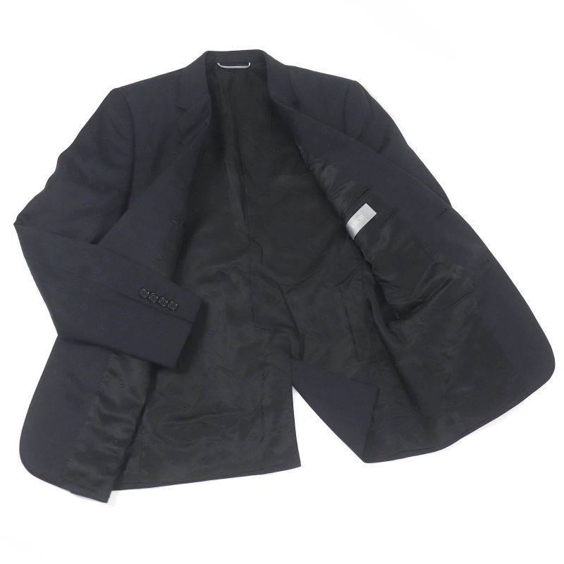 DIOR Homme 633c720a5495 100% Wool CD Logo Allover Single Bleather Tailored