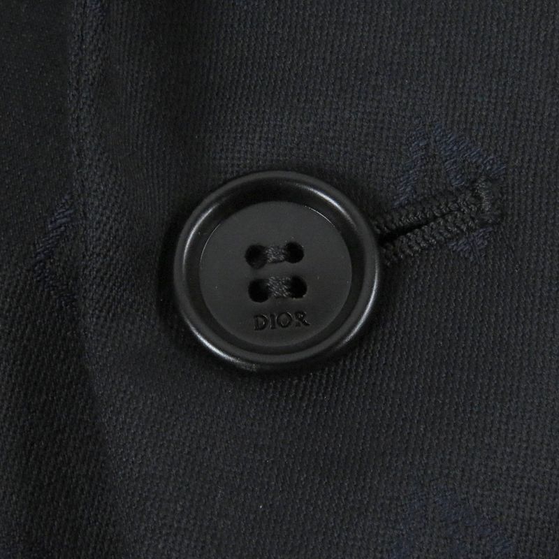 DIOR Homme 633c720a5495 100% Wool CD Logo Allover Single Bleather Tailored