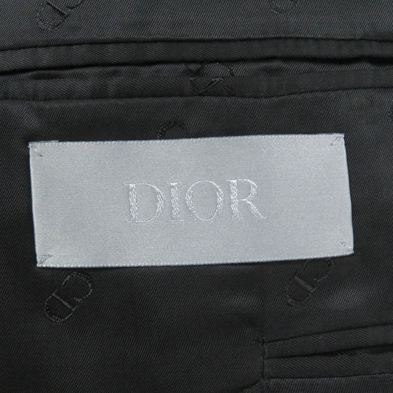 DIOR Homme 633c720a5495 100% Wool CD Logo Allover Single Bleather Tailored