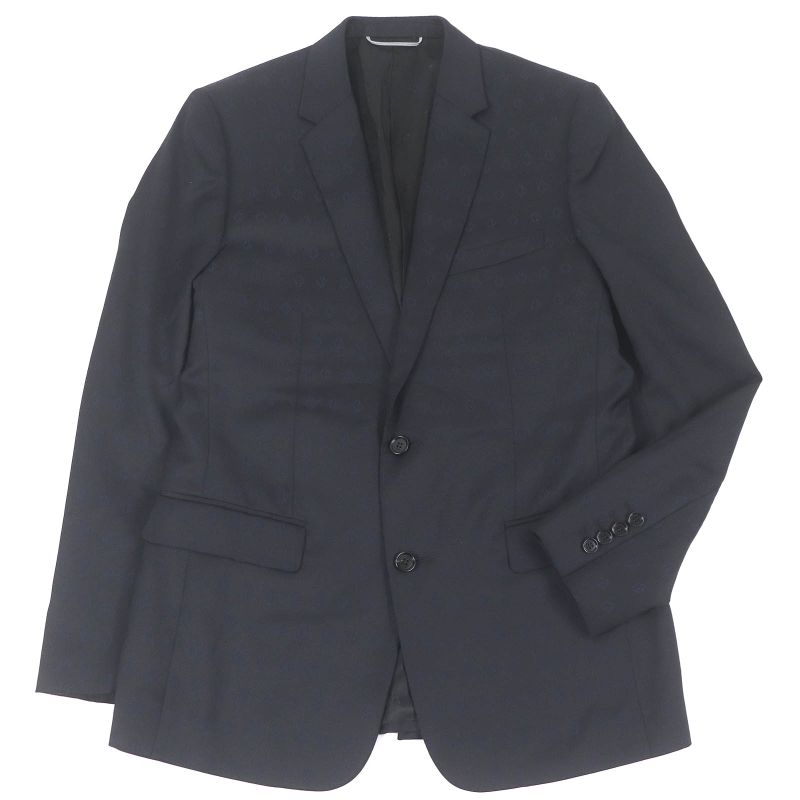 DIOR Homme 633c720a5495 100% Wool CD Logo Allover Single Bleather Tailored