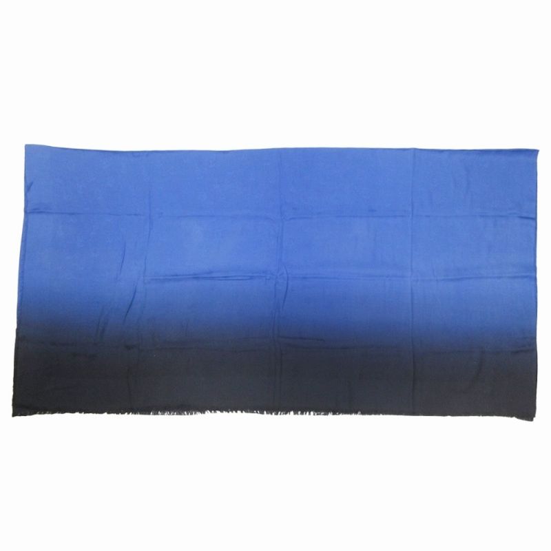 DIOR Jacquard Logo Large Size Stole Silk Shawl Logo Gradient Scarf Feather