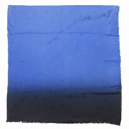 DIOR Jacquard Logo Large Size Stole Silk Shawl Logo Gradient Scarf Feather