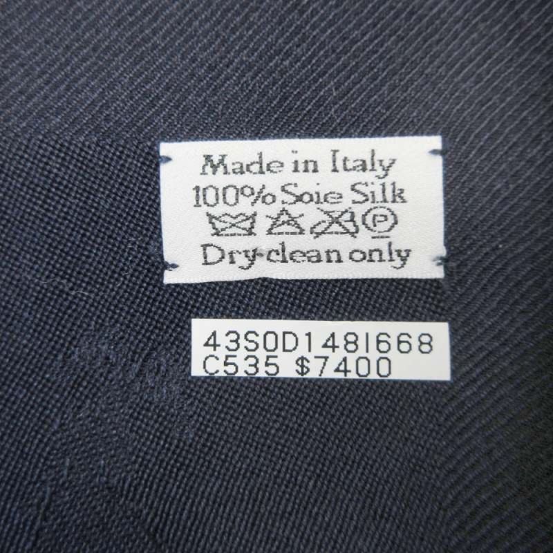 DIOR Jacquard Logo Large Size Stole Silk Shawl Logo Gradient Scarf Feather