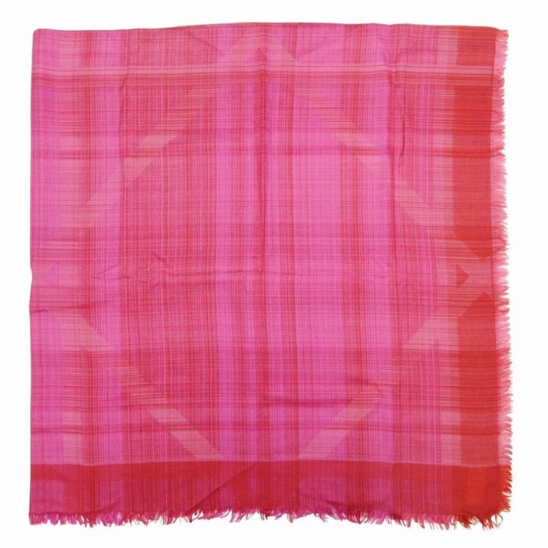 DIOR Canage Jacquard Large Size Stole Cashmere Silk Shawl Logo Woven Scarf