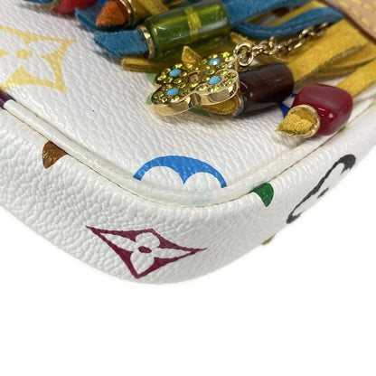 Louis Vuitton Handbag Monogram Multicolor - Bronze Bucket Flange Attached Pouch