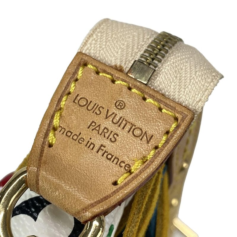 Louis Vuitton Handbag Monogram Multicolor - Bronze Bucket Flange Attached Pouch