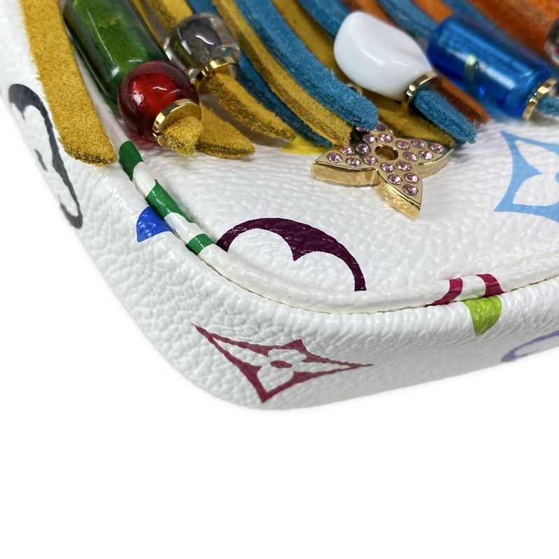 Louis Vuitton Handbag Monogram Multicolor - Bronze Bucket Flange Attached Pouch