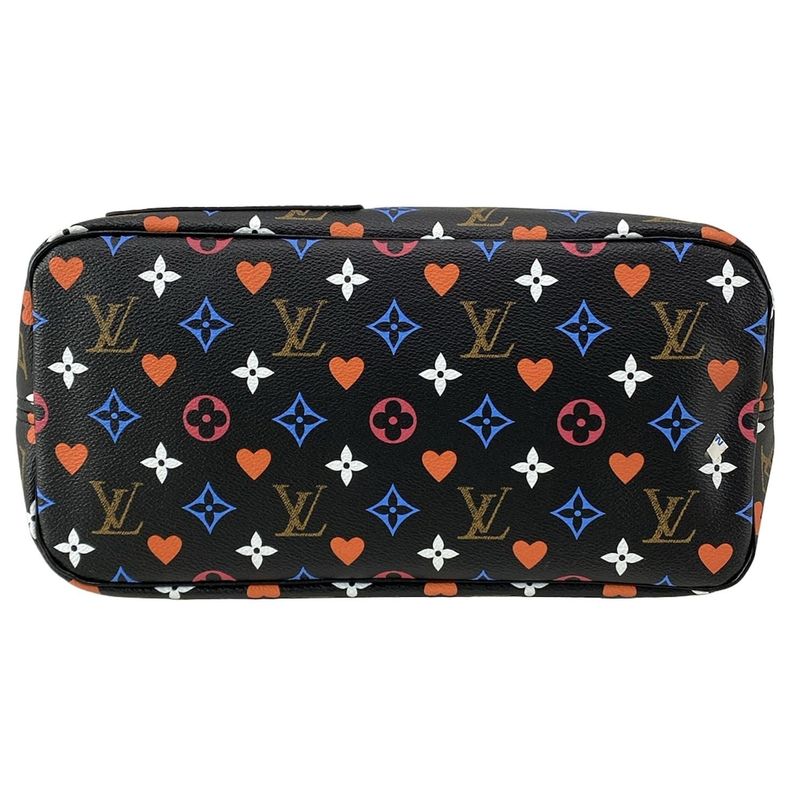 Louis Vuitton Tote Bag Game On Neverfull MM M57483 Noir Black