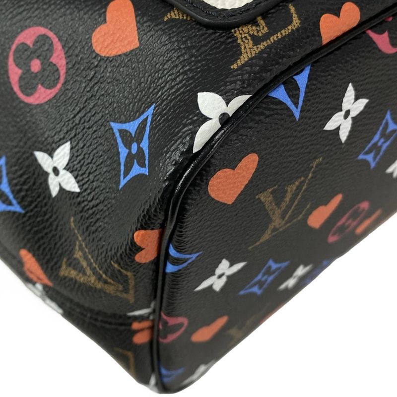 Louis Vuitton Tote Bag Game On Neverfull MM M57483 Noir Black