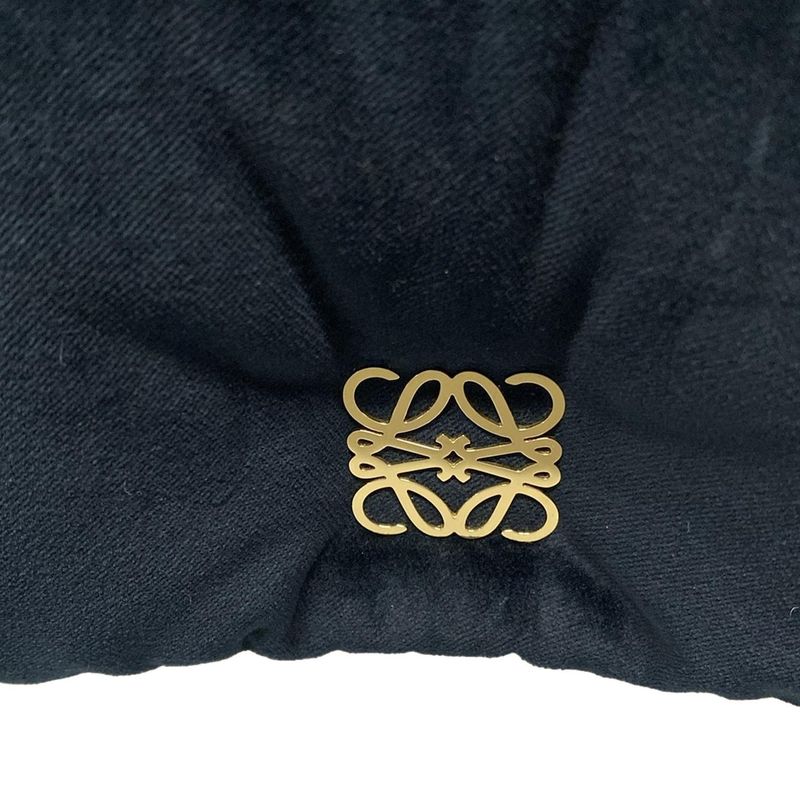 Loewe Shoulder Bag Goya Puffer Mini Dark Green Chain Shoulder