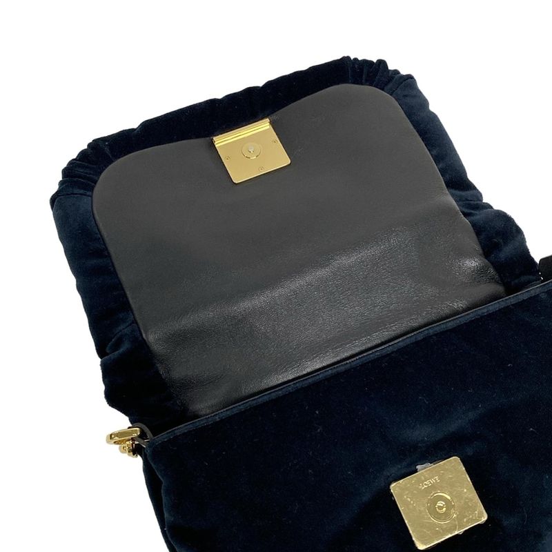 Loewe Shoulder Bag Goya Puffer Mini Dark Green Chain Shoulder