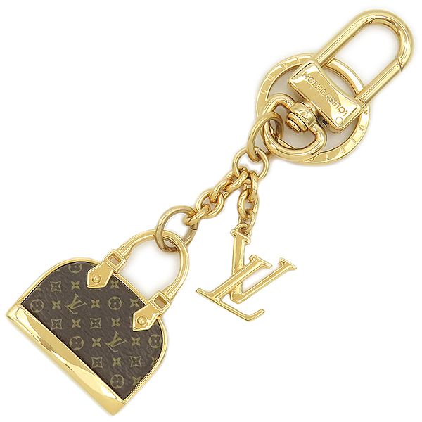 Louis Vuitton Bag Charm Monogram Alma Metal Monogram Gold Hardware Key Holder