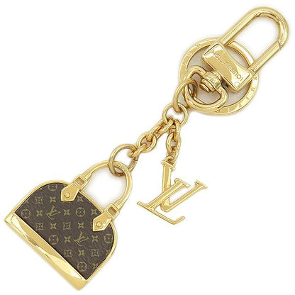 Louis Vuitton Bag Charm Monogram Alma Metal Monogram Gold Hardware Key Holder