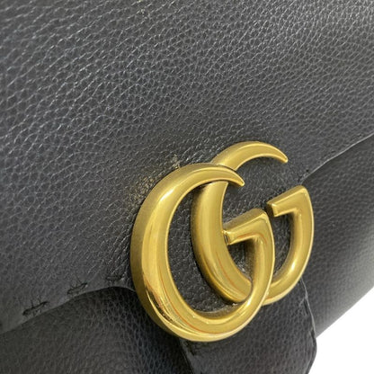 Gucci Handbag GG Marmont 421890 Black Leather