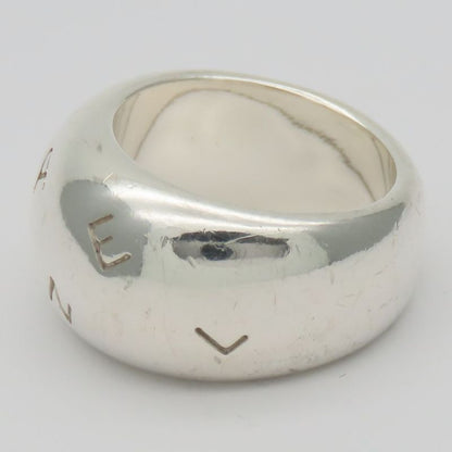 Chanel Ring / Ring 925 Silver Approx 17.6g Silver Accessories Logo Volume