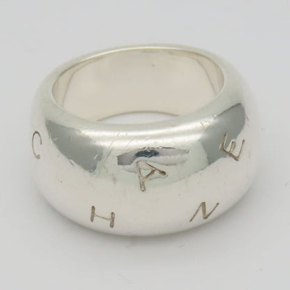 Chanel Ring / Ring 925 Silver Approx 17.6g Silver Accessories Logo Volume