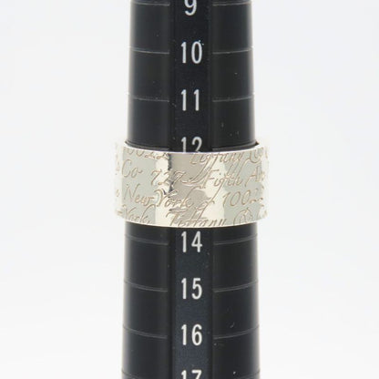 Tiffany & Co Ring / Ring Notes New York Silver 925 Approx 7.8g Silver Wide