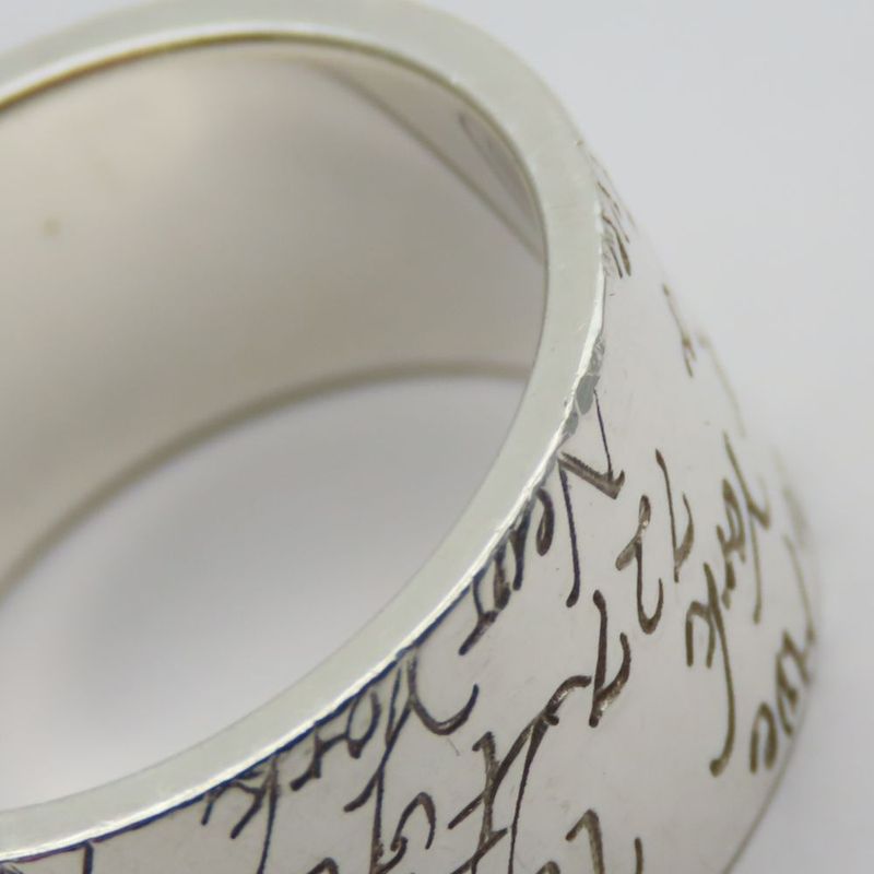 Tiffany & Co Ring / Ring Notes New York Silver 925 Approx 7.8g Silver Wide