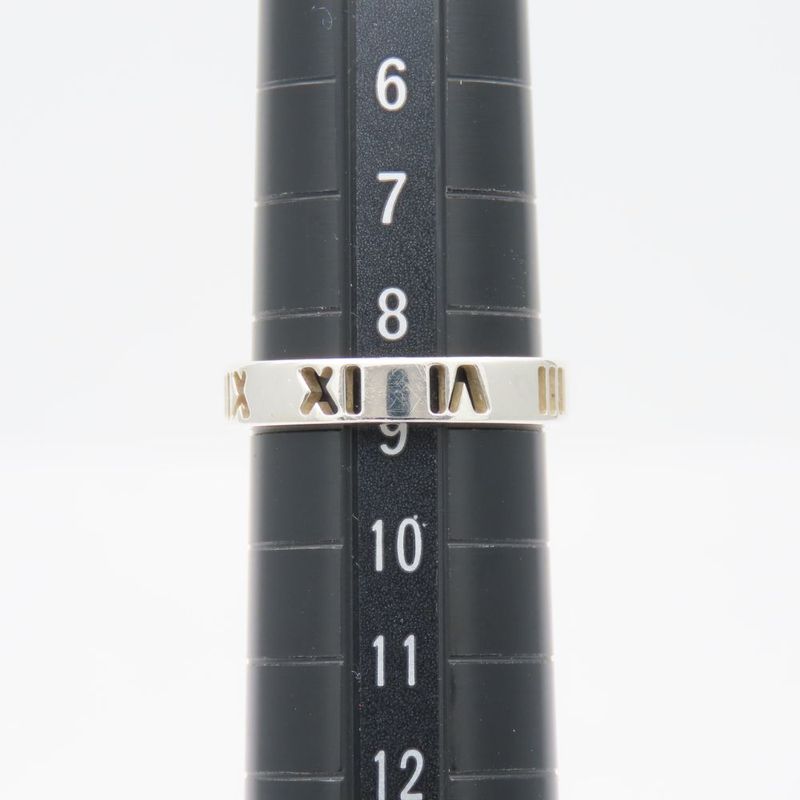 Tiffany & Co Ring / Ring Atlas Open Narrow 925 Silver Approx 1.97g Silver