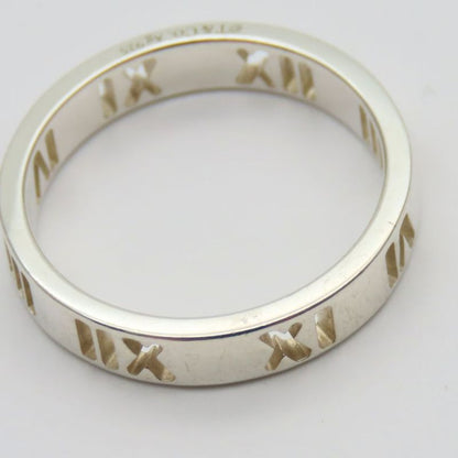 Tiffany & Co Ring / Ring Atlas Open Narrow 925 Silver Approx 1.97g Silver