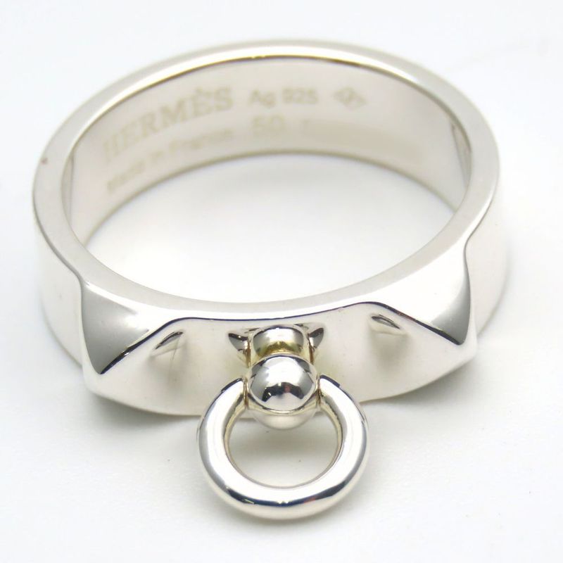 Hermes Ring / Ring Collier De Chien PM 50 Silver 925 Approx 4.6g Silver