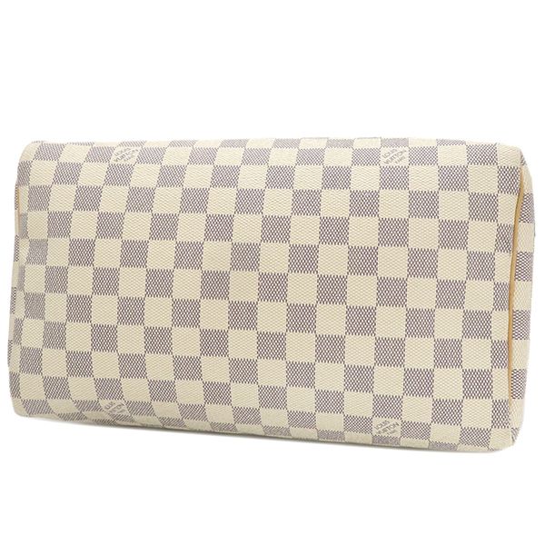 Louis Vuitton Handbag Speedy 30 Damier Azure Canvas Damier Azure Gold Hardware