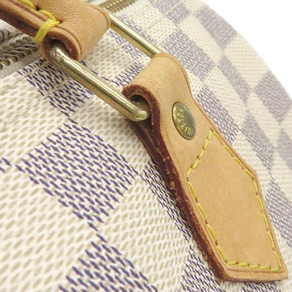 Louis Vuitton Handbag Speedy 30 Damier Azure Canvas Damier Azure Gold Hardware