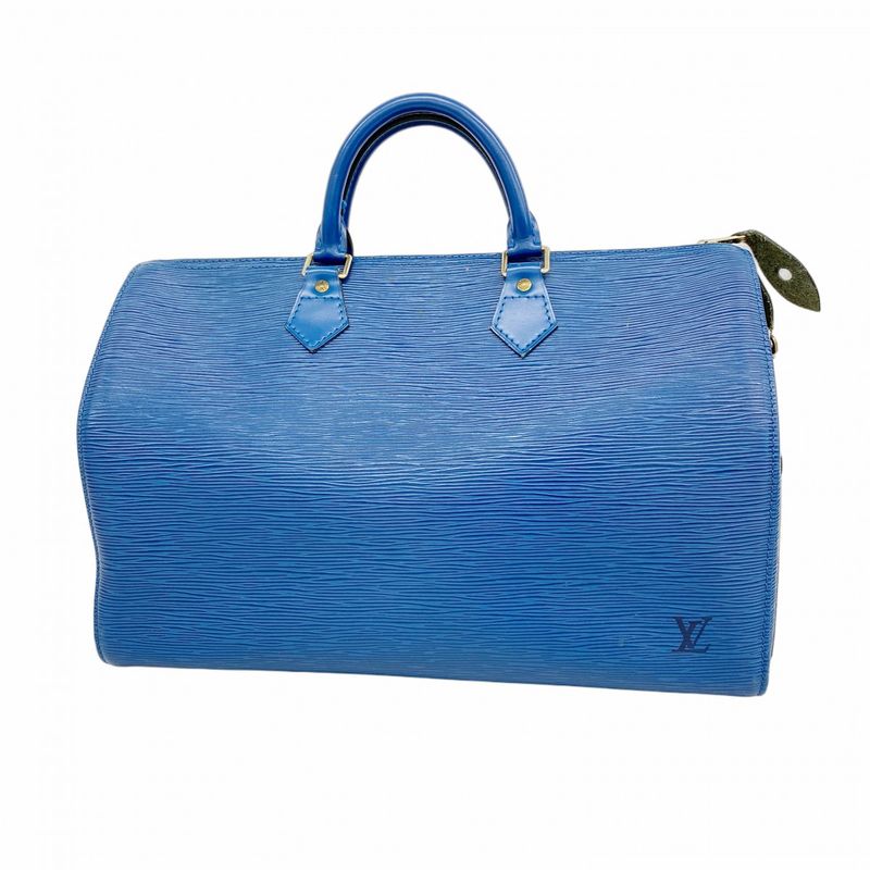 Louis Vuitton Handbag Epi Speedy -35 M42995 Toledo Blue Ladies